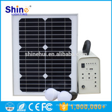Home solar power system for home lighting with solar panel / battery / inverter / solar controller